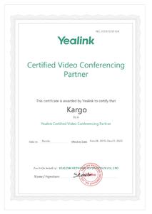 Сертификат VC Yealink